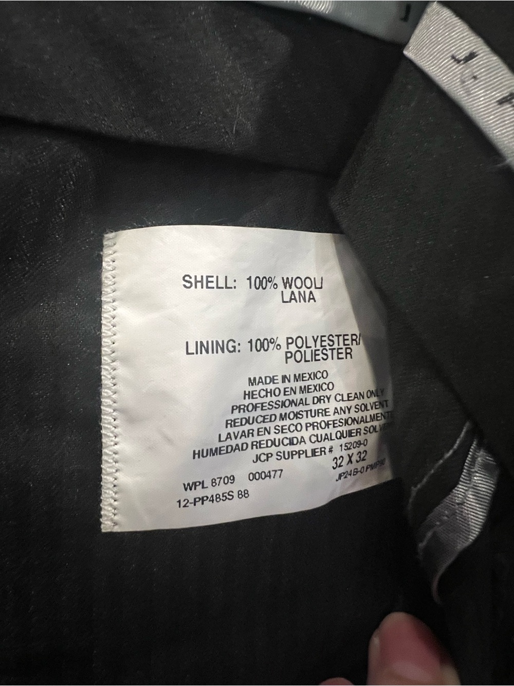 j.ferrar Black Pinstripe 40L Two-Piece Suit - Picture 6 of 10